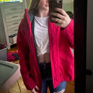 The North Face rain jacket size medium